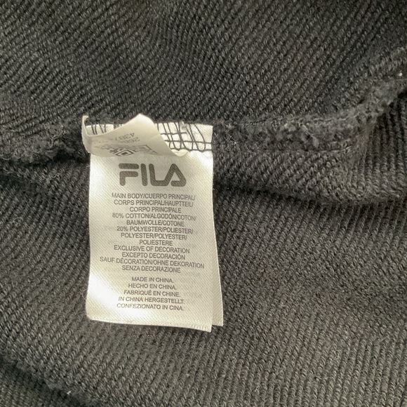 Fila Women's Black Sweater with Colorful Logo - Picture 3 of 5